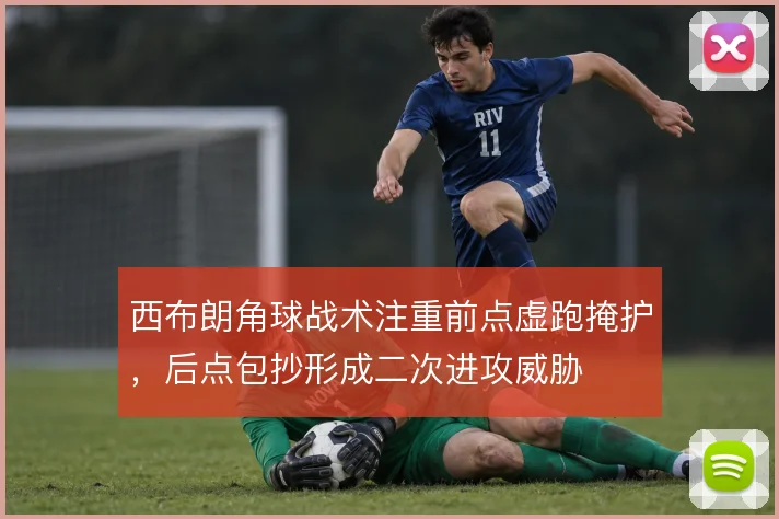 西布朗角球战术注重前点虚跑掩护,后点包抄形成二次进攻威胁